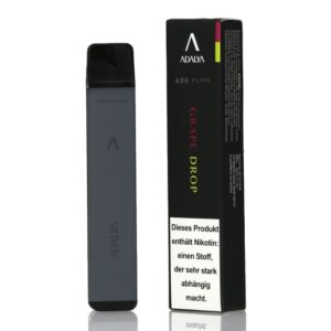 adalya vape grape drop einweg e zigarette 12mg/ml 600 puffs