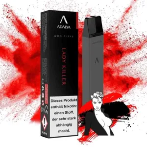 adalya vape lady killer einweg e zigarette 12mg/ml 600 puffs